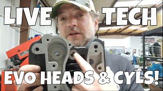 LIVE  Machining Evo Harley Heads and Cylinders  Kevin Baxter  Pro Twin Performance [upl. by Biles]