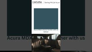 2025 Acura MDX Interior  Sterling McCall Acura shorts [upl. by Ordnasela117]