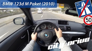 BMW 123d M Paket 2010  POV City Drive [upl. by Talya]