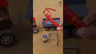 Mini Chaff Cutter Machine Project Mini Handpump Water Motor And Cow Video Project [upl. by Schild682]