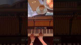 Starting my Sunday with soft rain coffee and the piano What are your plans [upl. by Nesto]