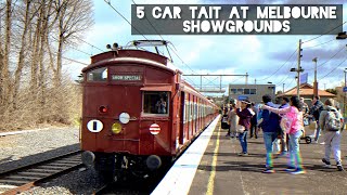 5 car Tait at Showgrounds Station  August 2023 [upl. by Ailices]