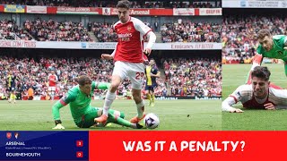 Was it a PENALTY Arsenal vs Bournemouth  Postmatch analysis kaihavertz declanrice ianwright [upl. by Arorua353]