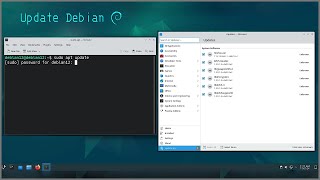 Debian Update KDE terminal method  universal method debian12 linux kdeplasma [upl. by Riobard]