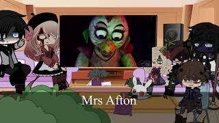 The Aftons react to security breach Tiktok last part⚠︎︎repost⚠︎︎ Gacha clubFNAF [upl. by Jeremiah]