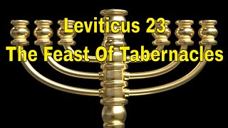 Leviticus 23 The Feast Of Tabernacles  Repairing the Ancient Paths [upl. by Lorimer909]