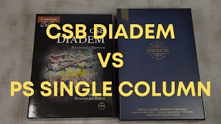 CSB Diadem vs Personal Size Single Column [upl. by Droffats]