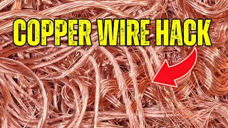 Scrap Copper Wire HACK  Boost Your Profit [upl. by Enyrhtac]