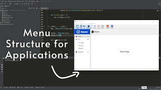 PyQt5 Programs  Menu Structure for applications [upl. by Cyndi649]