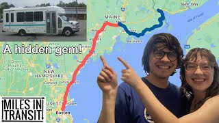 We Rode the Easternmost Bus Route in the US to a tiny Canadian border town [upl. by Willette426]