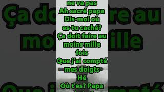 Stromae  papaoutai  Lyrics Scrolling [upl. by Hembree]