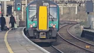 Trains at Leighton Buzzard Station 50124 [upl. by Glyn]