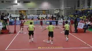 Kings Cup 2014 Sepak Takraw Thailand vs Korea  1st regu team event [upl. by Emmons]