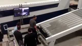 Trumpf 5030 Fiber Laser with Liftmaster Compact [upl. by Ronoh629]