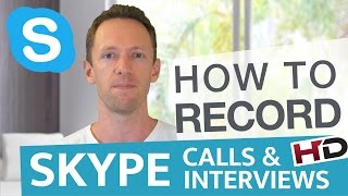 How To Record Skype Calls and Interviews in HD  BEST Skype Call Recorders [upl. by Nirrep]