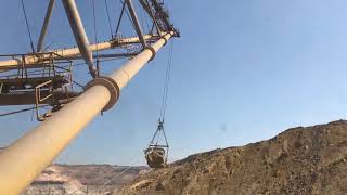 Coal mine  Inside view of Giant Dragline excavator [upl. by Simon]