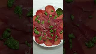 BRESAOLA CON GRANA E PESTO DI RUCOLA [upl. by Henriha732]