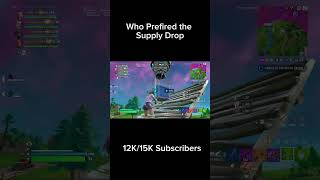 Who Prefired My Supply Drop fortnite shorts [upl. by Vedette]