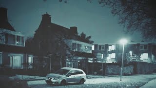 جمال اجواء الشتاء في هولندا مع اغنية اشتقت ليك تحت المطر اصالة  حالات🤍🌧Winter atmosphere [upl. by Amhser]