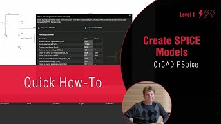 How to Create SPICE Models in PSpice [upl. by Adlihtam822]