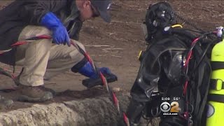 Divers Continue To Search Lake In San Bernardino For Items Linked To Terror Suspects [upl. by Elocen852]