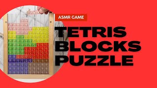 ASMR TETRIS BLOCKS PUZZLE [upl. by Moriyama]