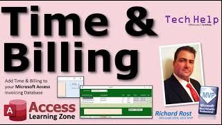 Microsoft Access Time amp Billing Database  Invoice Your Customers For Time Spent Time Tracking [upl. by Templas]