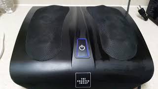 the SHARPER IMAGE MODEL MSGF110 foot massage ebay DEMO [upl. by Lonier]