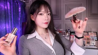 ASMRSub✔바쁜 아이돌 대기실 메이크업 1시간 숙면보장 Busy KPOP Idol make up Role Play 1hour in the Back Stage [upl. by Saalocin]