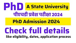 Ravenshaw University PhD Admission 202324 [upl. by Pergrim]