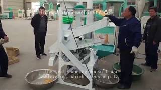 Integrated Grain Cleaning Machine Destoner [upl. by Heyward]