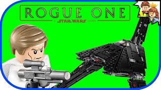 LEGO Krennics Imperial Shuttle Star Wars Rogue One 75156 Review  BrickQueen [upl. by Repsihw]