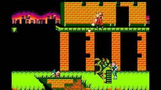 Weird Pirated Games Super Fighter Super C hack NES [upl. by Ainiger]