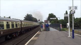 Torbay Express steam train through Bedminster [upl. by Negaet]