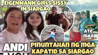 Eigenmann Sisters nasa SIARGAO dinadamayan si Andi para sumaya at makabonding sina Ellie Lilo Koa [upl. by Ahsaz]