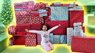 Best Christmas Ever Tiana Opening Christmas Presents Compilation Family Fun [upl. by Aihsema]