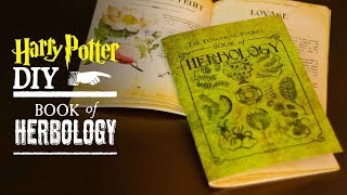 Herbology Book  Harry Potter DIY [upl. by Friede]