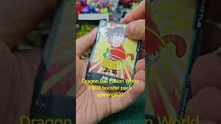 Dragon Ball Fusion World FB03 booster pack opening22 shorts dragonball dbfusion dragonballz [upl. by Puritan]