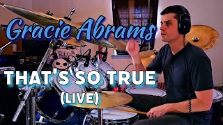 Gracie Abrams  Thats So True live Drum Cover by Dan Griffith gracieabrams drumcover like [upl. by Arymat]