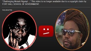 Mutahi Ngunyi Fights Back Pulls Critical Video from Youtube [upl. by Boj]