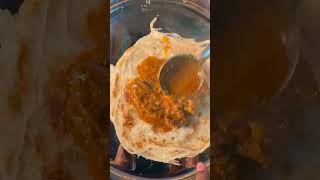 Parotta with chicken RidhaRasha youtubeshorts shortsfeed ytshorts parota [upl. by Zoltai]