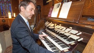 César Franck Prélude fugue et variation Op 18  Olivier Latry  Church in Brooklyn Diocese [upl. by Seed]