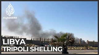 Libya conflict Heavy shelling around Tripoli’s Mitiga airport [upl. by Cathey457]