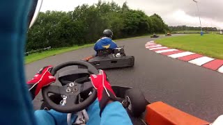 Glasfryn parc karting wet track [upl. by Nybor275]