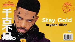 Bryson Tiller  Stay Gold Visualizer [upl. by Asirap515]