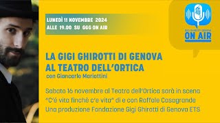 LA GIGI GHIROTTI AL TEATRO DELLORTICA con Giancarlo Mariottini [upl. by Ahsenrad]