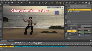 Daz Studio Female Character Dance Animation  Character Animation in Daz3d tutorial in HindiUrdu [upl. by Ainos]