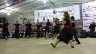 Zorbas Dance by Pagi dance group at Corfu Beer Festival 2013 in Arillas [upl. by Nomead819]