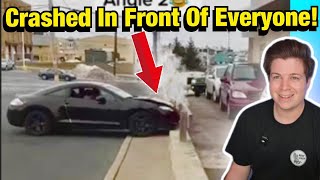 Moron Tried To DRIFT A FWD Car  Instagram Car Fails [upl. by Janaya215]