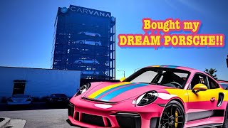 I FINALLY bought my DREAM PORSCHE Carvana Vending Machine Experience [upl. by Eiram869]